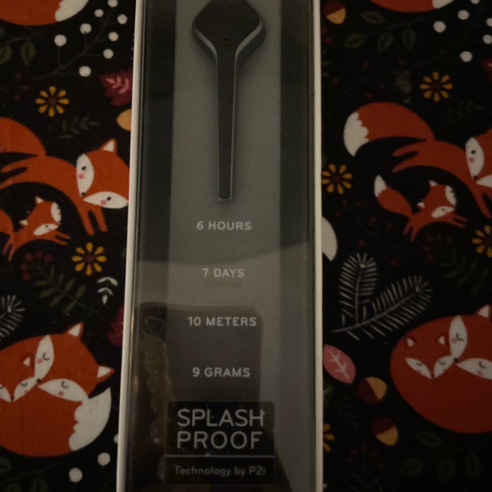 Black Earbud blue tooth with Sleek Design and Comfort